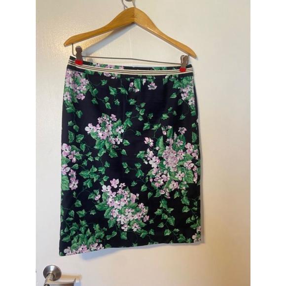Talbots Dresses & Skirts - Talbot’s The Oprah Magazine Collection Pencil Skirt Floral Blue Sz 6